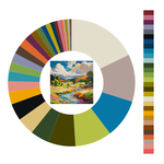 Colour wheel / palette