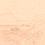 Sepia sketch