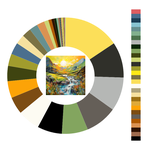 Colour wheel / palette