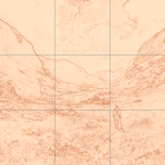 Sepia sketch with grid