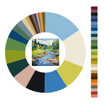 Colour wheel / palette