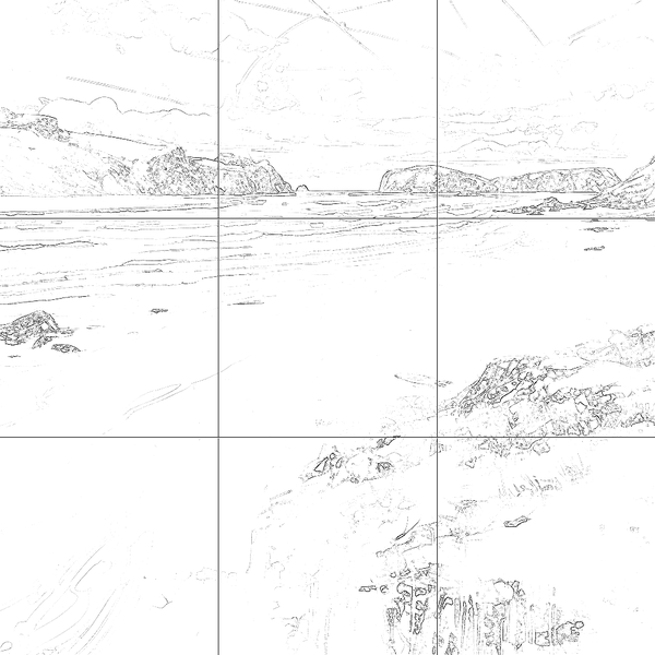 Sketch with grid