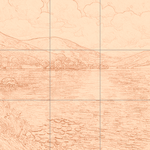 Sepia sketch with grid