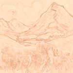 Sepia sketch