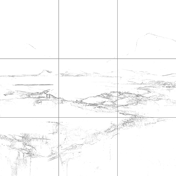 Sketch with grid