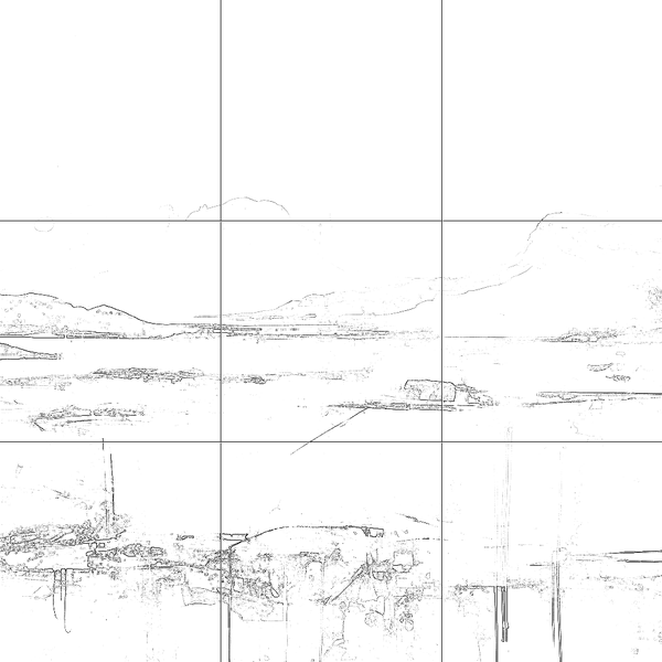 Sketch with grid