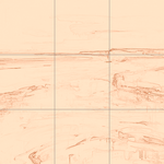 Sepia sketch with grid