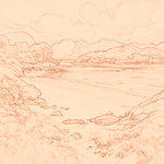 Sepia sketch