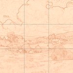 Sepia sketch with grid