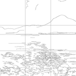 Line drawing with grid