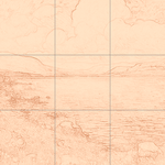 Sepia sketch with grid