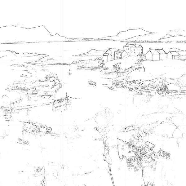 Sketch with grid