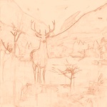 Sepia sketch