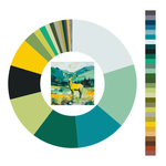 Colour wheel / palette