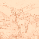 Sepia sketch