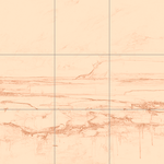 Sepia sketch with grid