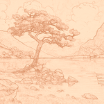 Sepia sketch