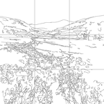 Line drawing with grid