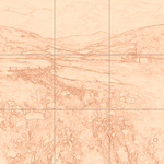 Sepia sketch with grid