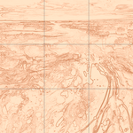 Sepia sketch with grid