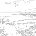 Line drawing with grid