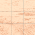 Sepia sketch with grid