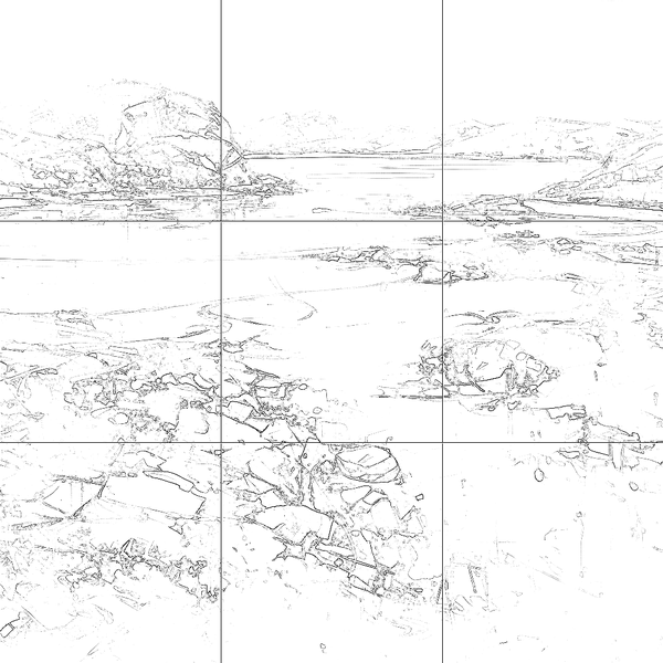 Sketch with grid