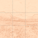 Sepia sketch with grid