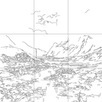 Line drawing with grid