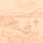 Sepia sketch