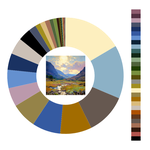 Colour wheel / palette