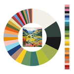 Colour wheel / palette