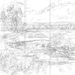 Sketch with grid