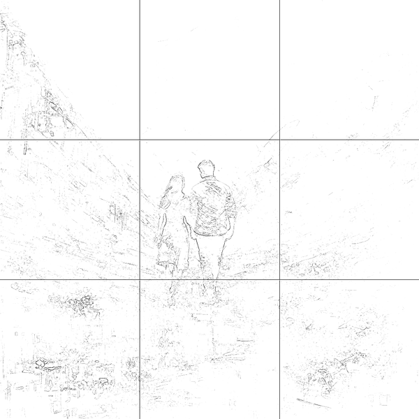 Sketch with grid