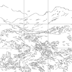 Line drawing with grid