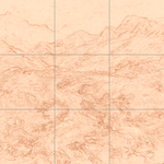 Sepia sketch with grid