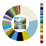 Colour wheel / palette