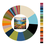 Colour wheel / palette