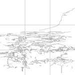 Line drawing with grid