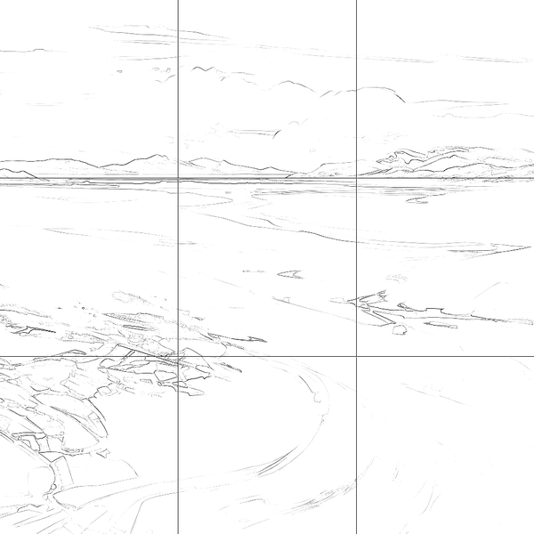 Sketch with grid