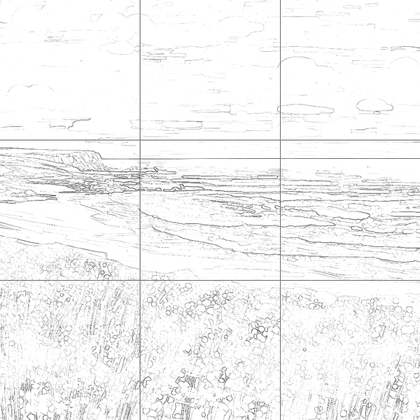 Sketch with grid