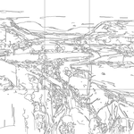 Line drawing with grid