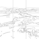 Line drawing with grid