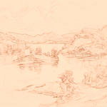 Sepia sketch