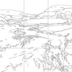 Line drawing with grid