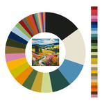 Colour wheel / palette