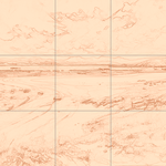 Sepia sketch with grid