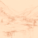 Sepia sketch