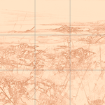 Sepia sketch with grid