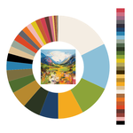 Colour wheel / palette